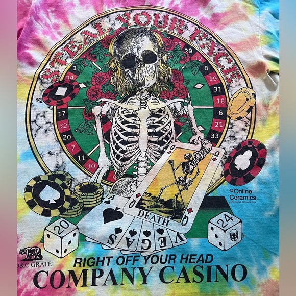 Online Ceramics Dead and Co Tie Dye - Picture 3 of 7